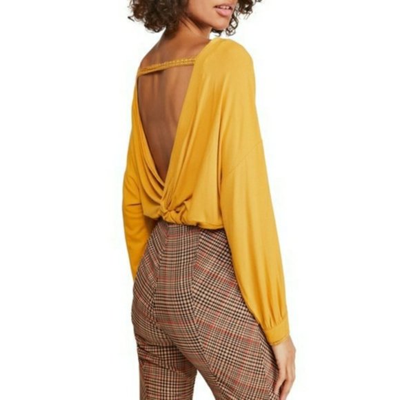 Free People Shimmy Shake Top Untamed Gold Size XS - Picture 11 of 11